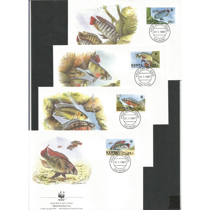Kenia 1997, WWF: ryby. FDC