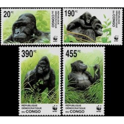 Kongo 2002, WWF: małpa **
