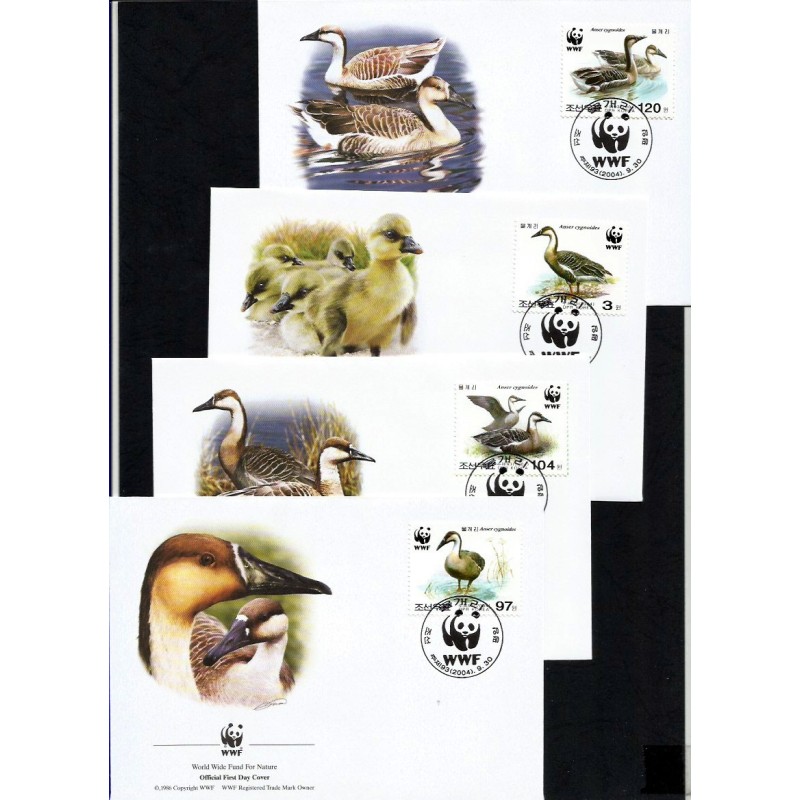 Korea Pn 1998, WWF: ptak gęś. FDC