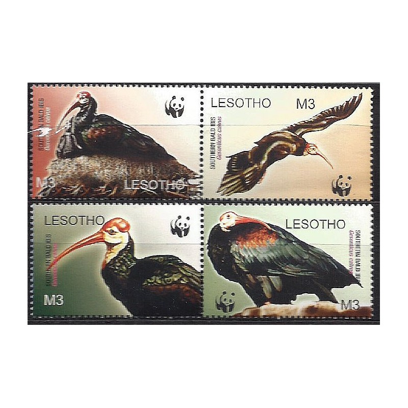 Lesotho 2004, WWF: ptak ibis **