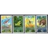 Liechtenstein 1989, WWF: fauna ptaki ssaki owady **