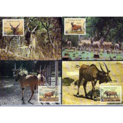 Mali 1986, WWF: antylopa Derbiego. Karty maksimum
