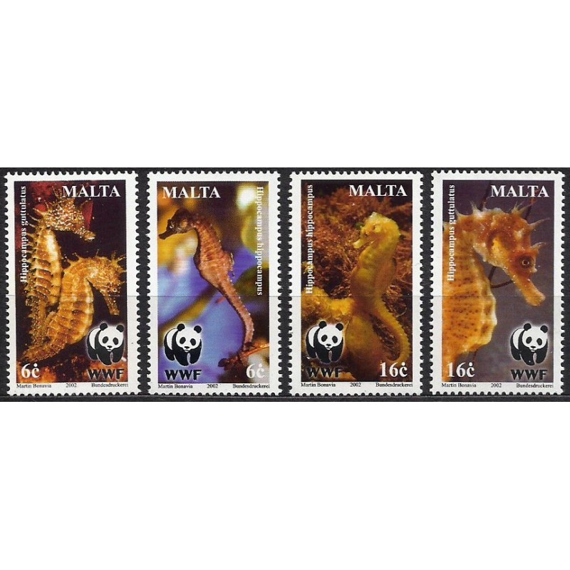Malta 2002, WWF: ryby, konik morski **