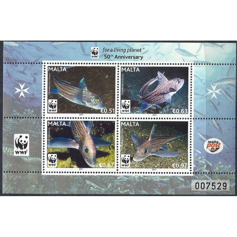 Malta 2011, WWF: ryby. Blok**