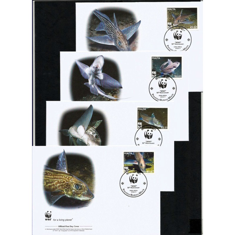 Malta 2011, WWF: ryby. FDC