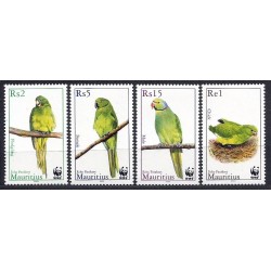 Mauritius 2003, WWF: ptak papuga **