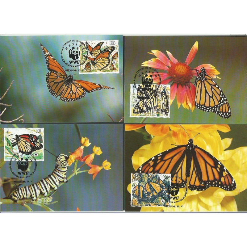 Meksyk 1988, WWF: Motyle. Karty maksimum