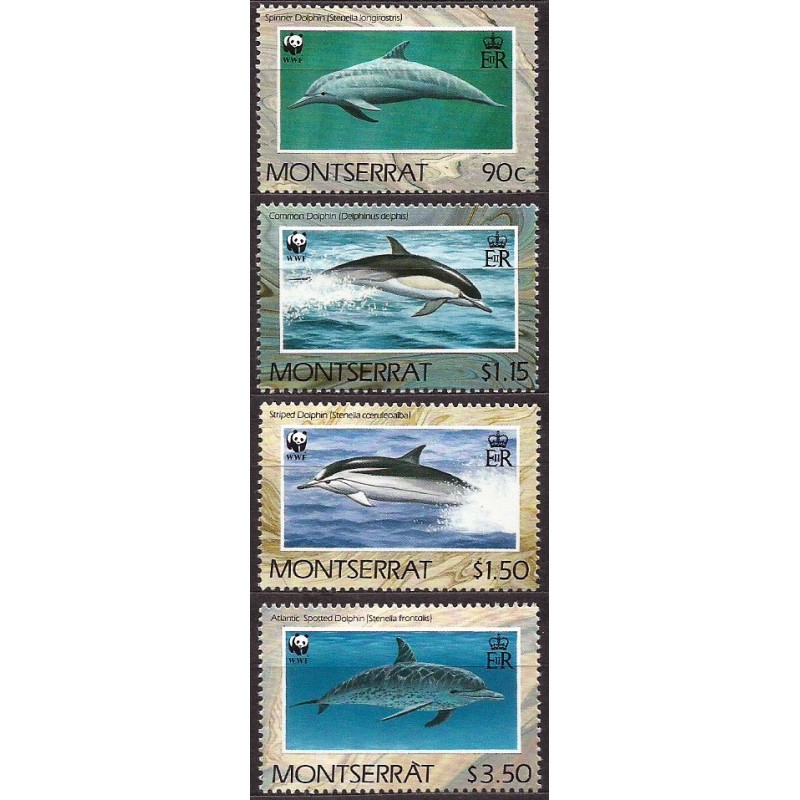 Montserrat 1990, WWF: delfin **