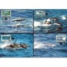 Montserrat 1990, WWF: delfin. Karty maksimum