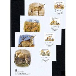 Mozambik 2010, WWF: antylopowiec. FDC