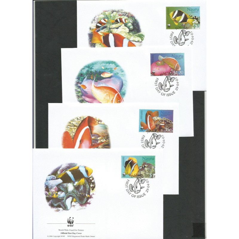 Nauru 2003, WWF: ryby. FDC