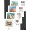 Nevis 1990, WWF: muszle, skorupiaki. FDC