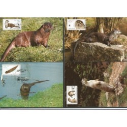 Niemcy NRD 1987, WWF: wydra. Karty maksimum