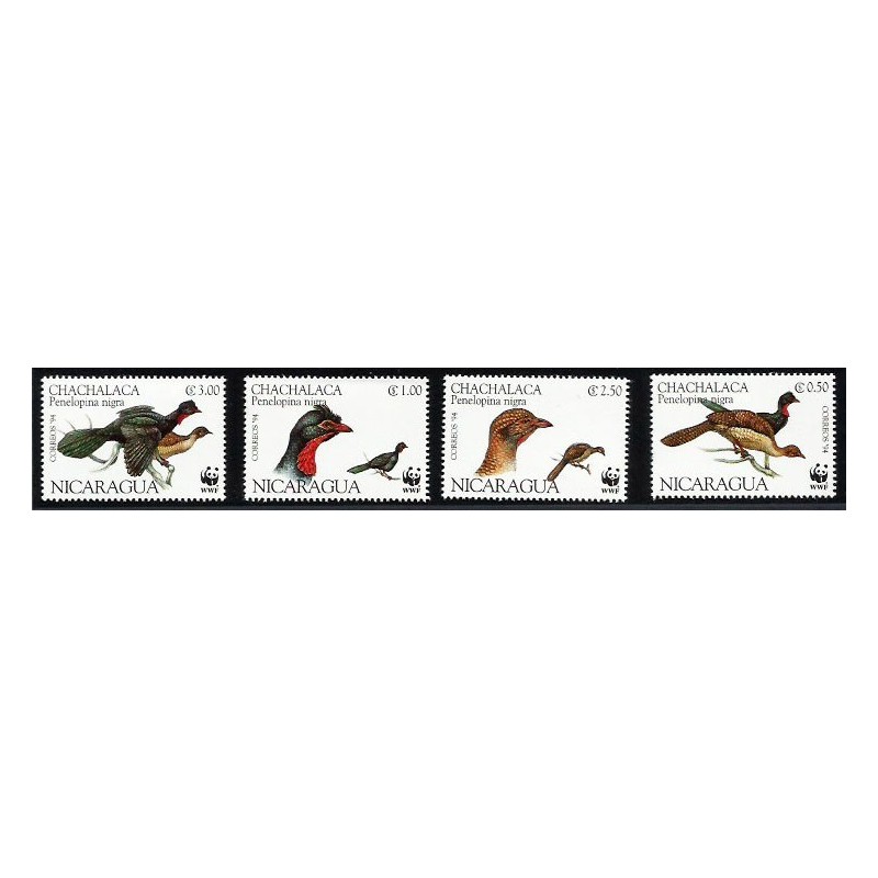Nikaragua 1994, WWF: ptak guan **