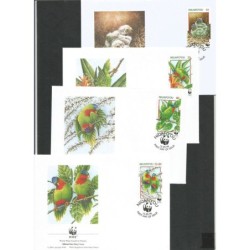 Niuafoou 1998, WWF: ptak papuga. FDC