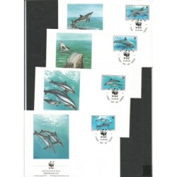 Niue 1993, WWF: delfin. FDC
