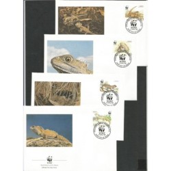 Nowa Zelandia 1991, WWF: hatteria. FDC