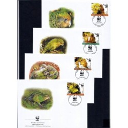 Nowa Zelandia 2005, WWF: ptak kakapo. FDC