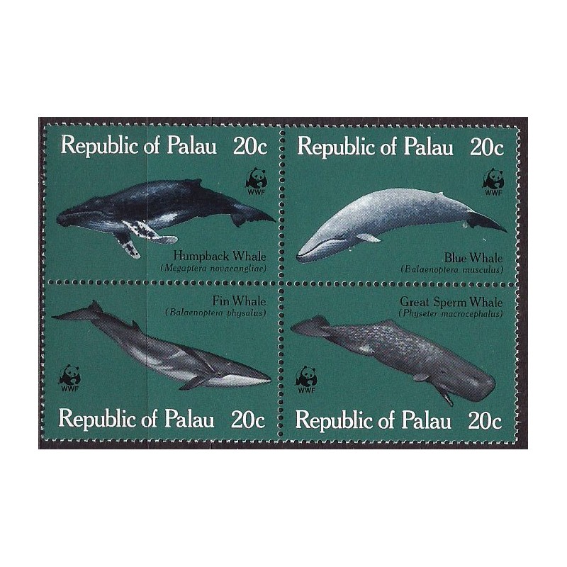 Palau 1983, WWF: wieloryby **