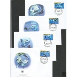 Penrhyn 2003, WWF: ryba samogłów. FDC
