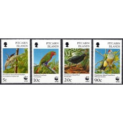 Wyspa Pitcairn 1996, WWF: ptaki **