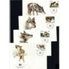 Polska 1985, WWF: wilki. FDC. Fi 2827-30