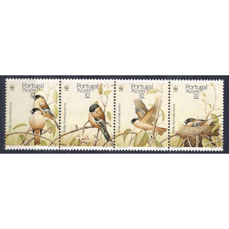 Azory (Portugalia) 1990, WWF: ptaki, gil **