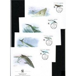 RPA 1998, WWF: wieloryby. FDC