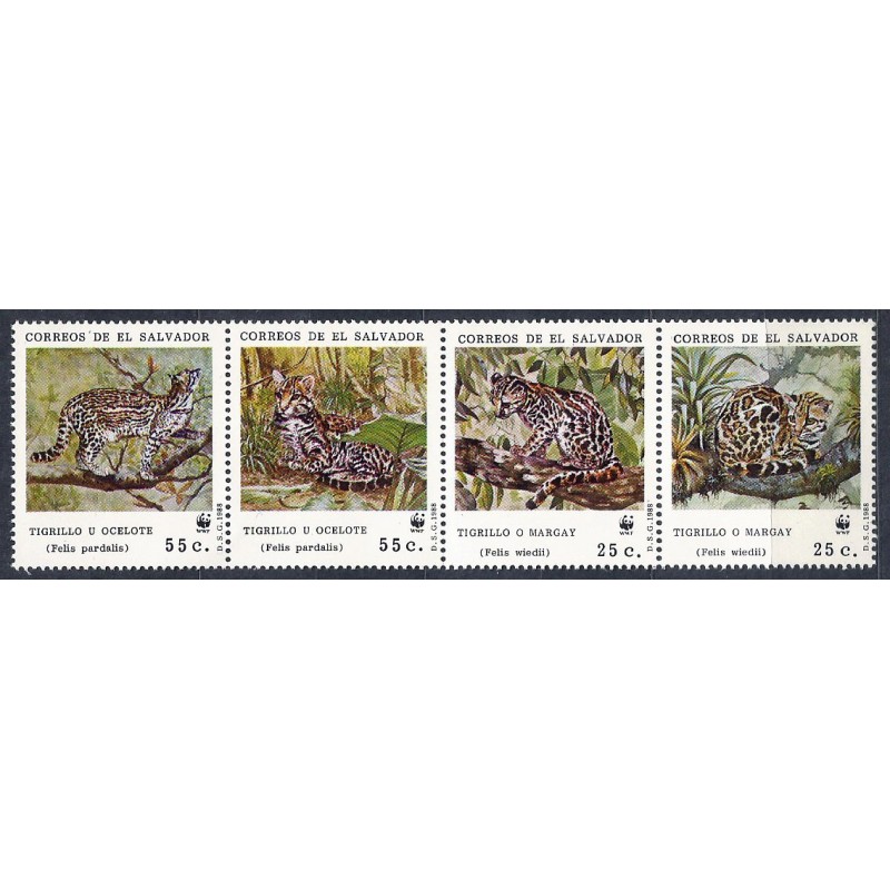 Salwador 1988, WWF: kot ocelot **