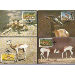 Senegal 1986, WWF: gazela. Karty maksimum