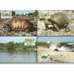 Seszele 1987, WWF: żółw. Karty maksimum
