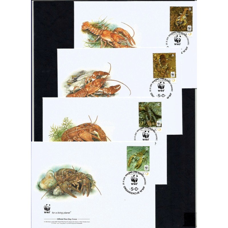 Słowenia 2011, WWF: rak. FDC