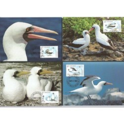 St Vincent 1995, WWF: ptak głuptak. Karty maksimum