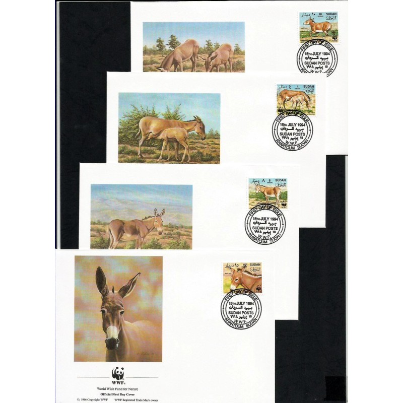 Sudan 1994, WWF: osioł. FDC
