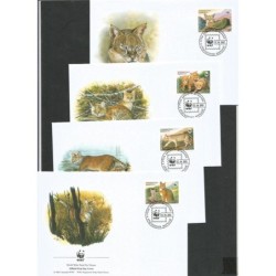 Tadżykistan 2002, WWF: kot błotny. FDC