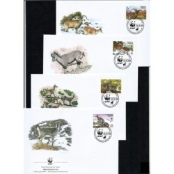 Tadżykistan 2005, WWF: wół nahur górski. FDC