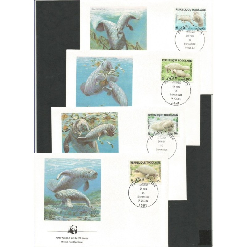 Togo 1984, WWF: manat. FDC