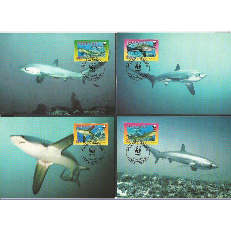 Tokelau 2002, WWF: ryby. Karty maksimum