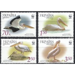 Ukraina 2007, WWF: ptak pelikan **