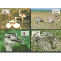 Urugwaj 1993, WWF: ptak nandu. Karty maksimum
