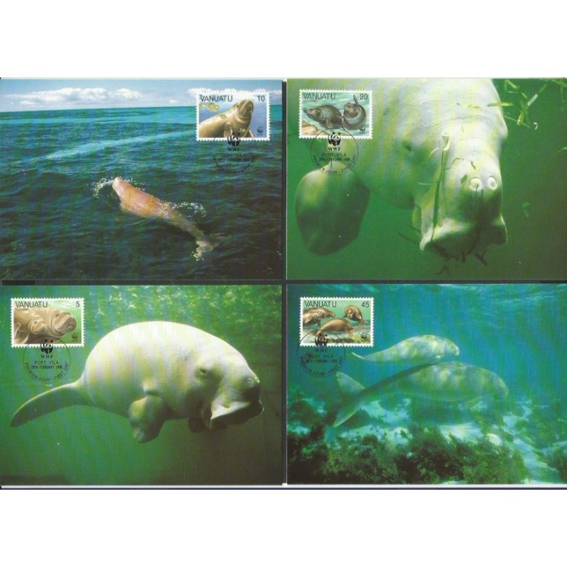Vanuatu 1988, WWF: ssak. Karty maksimum