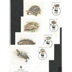 Wenezuela 1992, WWF: żółw. FDC