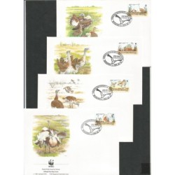 Węgry 1994, WWF: ptak drop. FDC