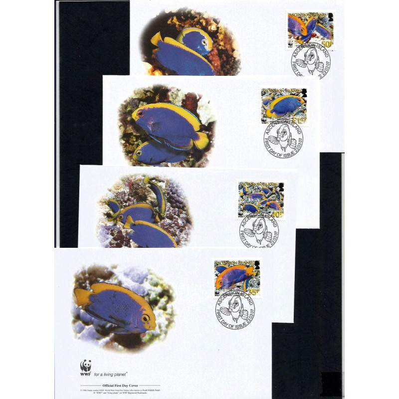 Wyspa Wniebowstąpienia 2007, WWF: ryby. FDC