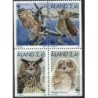 Wyspy Alandzkie 1996, WWF: ptaki: sowy **