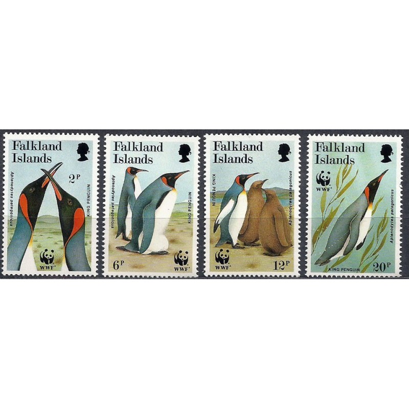 Wyspy Falklandzkie 1991, WWF: ptaki pingwiny **