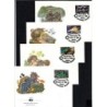 Wyspy Marshalla 1986, WWF: muszle, kraby. FDC
