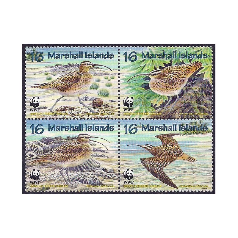 Wyspy Marshalla 1997, WWF: ptak kulik **