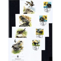 Wyspy Owcze 2005, WWF: ptaki. FDC
