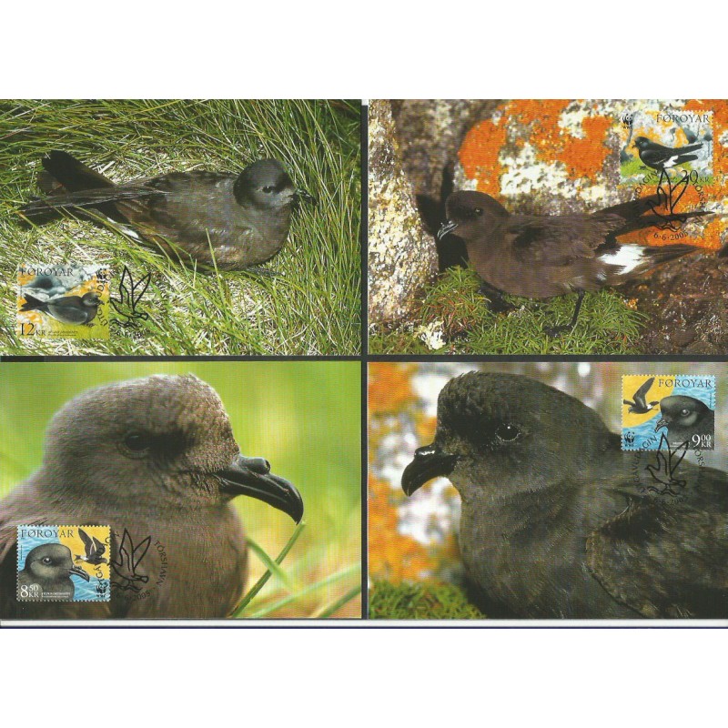 Wyspy Owcze 2005, WWF: ptaki. Karty maksimum